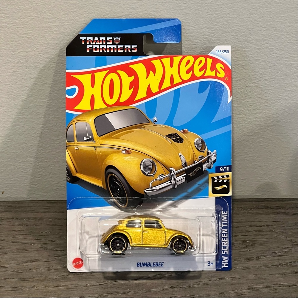 2024 Hot Wheels Transformers Bumblebee - GOLD | 1:64 | Screen Time